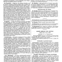 0937 - Page 249 - Mercr. méd. Sociétés savantes. Société de chirurgie. Séance du 21 mai 1890. Extirpation du rectum par la voie sacrée. / Ostéosarcome du fémur. / Société médicale des hôpitaux. Séance du 16 mai 1890. Péritonite à pneumocoques. / Atrophie musculaire de nature hystérique
