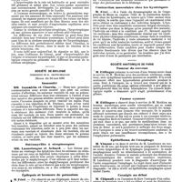 0939 - Page 251 - Mercr. méd. Sociétés savantes. Société médicale des hôpitaux. Séance du 16 mai 1890. De la cirrhose alcoolique hypertrophique. / Société de biologie. Séance du 24 mai 1890. Immunité. / Ostéomyélite à streptocoques. / Épilepsie et bromure de potassium. / Contraction musculaire chez les hystériques. / Société anatomique de Paris. Tumeur du cerveau. / Fausse cyanose. / Epithélioma de l'oesophage. / Coxalgie au début
