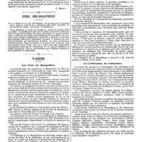 0944 - Page 256 - Mercr. méd. Bibliographie. Leçons cliniques sur les maladies de l'appareil locomoteur (os, articulations, muscles), par le Dr Kirmisson, ..., avec 40 figures dans le texte. Paris, G. Masson, 1890. [A. Broca]. / Index bibliographique. De la grippe et de son traitement par le sulfate de quinine par P. Gellie. in-8° de 45 p. Bordeaux 1890 (Extr. des Bull. de la Société de médec. et de chir. de Bordeaux. / Variétés. Les Fêtes de Montpellier. / La Célébration du Centenaire