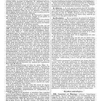 0985 - Page 289 - Mercr. méd. Sociétés savantes. Société médicale des hôpitaux. Séance du 13 juin 1890. Relations de l'albuminurie avec les psychoses. / Myosites rubéoliques