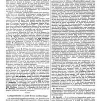 0990 - Page 294 - Mercr. méd. Étranger. Amérique congrès tenus du 15 au 2 juin 1890. Association médicale Américaine 45e Réunion annuelle, tenue à Nashville du 20 au 23 mai 1890. Section de gynécologie. Tumeurs incluses dans les ligaments larges. Sutures perdues. Indications du drainage péritonéal. / La laparotomie au point de vue médico-légal. / Association des médecins Américains. Session annuelle tenue à Washington du 13 au 15 mai 1890. Appendicite et son traitement