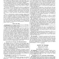 1008 - Page 312 - Mercr. méd. Sociétés savantes. Académie de médecine. Séance du 17 juillet 1890. Accidents du chloroforme. Procédés curatifs des accidents respiratoires et cardiaques. / Abcès du foie. / Extension de l'usage du thermocautère. / Académie des sciences. Séance du 1er juillet 1890. Craniectomie dans la microcéphalie. / Société de chirurgie. Séance du 25 juin 1890. Inoculations tétaniques. / Traitement de la péritonite tuberculeuse