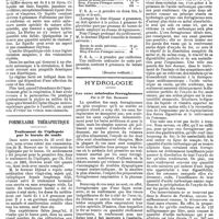 1019 - Page C - Mercr. méd. Suppl. thérap. Une question d'internat. Ascite. / Forumulaire thérapeutique. Traitement de l'épilepsie par le borate de soude. / Hydrologie. Les eaux minérales ferrugineuses par le Dr Em. Bourgeot