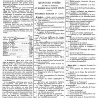 1020 - Page D - Mercr. méd. Suppl. thérap. Hydrologie. Les eaux minérales ferrugineuses par le Dr Em. Bourgeot. / Questions posées Par MM. les Professeurs Aux examens de la faculté de Paris. Deuxième doctorat (1re partie)