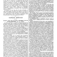 1022 - Page 322 - Mercr. méd. Thérapeutique chirurgicale. De la récidive dans la cure radicale de l'hydrocèle. / Clinique médicale. Formes rares de la névrite alcoolique et de la névrite diabétique, par Th. Buzzard