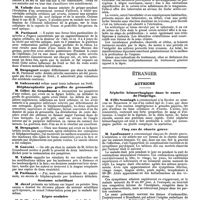 1030 - Page 330 - Mercr. méd. Sociétés savantes. Société d'ophthalmologie. Séance du 1er juillet 1890. Papillite par influenza. / Blépharoplastie par greffes de grenouille. / Scotome scintillant. / Lèpre oculaire. / Étranger. Autriche. Néphrite hémorrhagique dans le cours de l'impétigo. / Cinq cas de chorée grave
