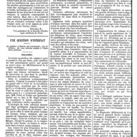 1046 - Page B - Mercr. méd. Suppl. thérap. Les épidémies de 1890. Le choléra et ses menaces, l'Influenza et ses victimes. [Docteur B]. / Une question d'internat. Asystolie