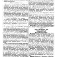 1069 - Page 365 - Mercr. méd. Sociétés savantes. Société de biologie. Séance du 26 juillet 1890. Itinéraire de l'invasion pneumococcique. / Maladie de Friedreich. / Maladie pyocyanique chez l'enfant. / Remarques sur les névrites. / Société anatomique de paris. Séance du 18 juillet 1890. Myocardite pyocyanique