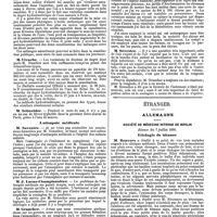 1071 - Page 367 - Mercr. méd. Sociétés savantes. Société de médecine publique et d'hygiène professionnelle. Séance du 23 juillet 1890. Les eaux de Paris. / Antisepsie médicale. / Étranger. Allemagne. Société de médecine interne de Berlin. Séance du 7 juillet 1890. Etiologie du tétanos