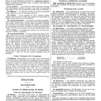 1084 - Page 380 - Mercr. méd. Sociétés savantes. Société de thérapeutique. Séance du 23 juillet 1890. Poudre de digitale et digitaline. Sels de sulfate de quinine. / Corps étrangers de l'oesophage. / Étranger. Allemagne. Société de dermatologie de Berlin. Pouvoir antiseptique de l'aristol. / Erythème multiforme exsudatif. / Trichomycosis ovoïde. / De l'emploi de l'antypérine en dermatologie