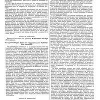1087 - Page 383 - Mercr. méd. Étranger. Angleterre. Section de médecine publique. Les progrès de la réforme sanitaire. / Section de gynécologie. La gynécologie dans ses rapports avec l'aliénation mentale. / Section de dermatologie. Nature et traitement de l'eczéma