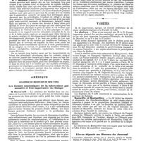 1088 - Page 384 - Mercr. méd. Étranger. Angleterre. Section de pédiatrie. Education physique et développement intellectuel des enfants. / Amérique. Académie de médecine de New-York. Les formes anatomiques de la tuberculose pulmonaire et leur importance en clinique. / Variétés. Le choléra. / Marseille et Montpellier. / Livres déposés au Bureau du Journal