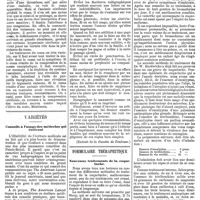 1103 - Page C - Mercr. méd. Suppl. thérap. Une question d'internat. Coma. / Variétés. Conseils à l'usage des médecins qui écrivent. / Formulaire thérapeutique. Nouveaux traitements de la coqueluche