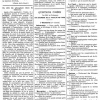 1104 - Page D - Mercr. méd. Suppl. thérap. Formulaire thérapeutique. Nouveaux traitements de la coqueluche. / Du rôle du phosphate dans la chlorose. / Questions posées Par MM. les Professeurs Aux examens de la faculté de Paris. 3e Doctorat (1re partie)