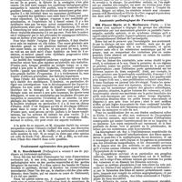 1119 - Page 411 - Mercr. méd. Thérapeutique médicale. Réinfection par la fièvre typhoïde des villes assainies. / Traitement opératoire des psychoses. / Anatomie pathologique de l'acromégalie