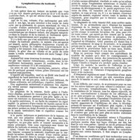 1133 - Page 425 - Mercr. méd. Clinique chirurgicale. Hôpital de Charité. - M. le Pr Trélat. Lymphadénome du testicule