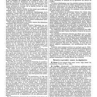 1144 - Page 436 - Mercr. méd. Les congrès d'août 1890. Les altérations histologiques dans la diphthérie expérimentale. / Mesures à prendre contre la diphthérie