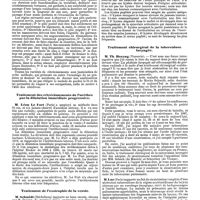 1171 - Page 463 - Mercr. méd. Les congrès d'août 1890. Electrolyse des rétrécissements de l'urèthre. / Traitement des rétrécissements de l'urèthre par la dilatation immédiate progressive. / Traitement de l'exstrophie de la vessie. / Pathogénie des kystes poplités. / Traitement chirurgical de la tuberculose laryngée