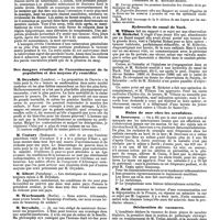 1176 - Page 468 - Mercr. méd. Les congrès d'août 1890. Anévrysmes de l'enfance. / Des dangers résultant de l'accroissement de la population et des moyens d'y remédier. / Sociétés savantes. Académie de médecine. Séance du 16 septembre 1890. Hydrocèle du canal de Nuck. / Bains de mer chez les scrofuleux. / Déclaration de vacances
