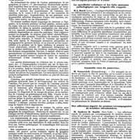 1187 - Page 479 - Mercr. méd. Les congrès d'août 1890. Sur la pathologie du sympathique abdominal. / La spécificité cellulaire et les faits anatomo-pathologiques sur lesquels elle s'appuie. / Anomalie rare du pancréas. / Des affections aiguës du poumon accompagnées de troubles circulatoires