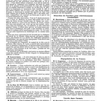 1204 - Page 496 - Mercr. méd. Sociétés savantes. Académie de médecine. Séance du 30 septembre 1890. Cholécystectomie. / Résection de l'urèthre pour rétrécissement traumatique. / Dépopulation de la France. / Vaccin dans l'armée