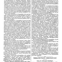 1206 - Page 498 - Mercr. méd. Clinique médicale. Hôpital Necker. - M. le Docteur Rendu. De l'amygdalite. / Thérapeutique chirurgicale. Notes de chirurgie hépatique. Présentation à l'Académie de médecine le 7 octobre 1890, par M. Périer ..