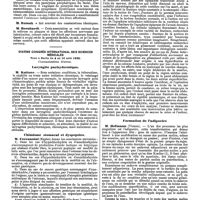 1214 - Page 506 - Mercr. méd. Étranger. Allemagne. Société de psychiatrie et de neuropathologie de Berlin. Affections organiques et hystérie. / Dixième congrès international des sciences médicales. Tenu à Berlin du 4 au 10 août 1890. Communications diverses. Laryngite pachydermique. / Chimisme stomacal et dyspepsies. / Sur un cas de suicide d'une femme enceinte. / Formation de l'adipocire