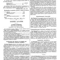 1221 - Page 513 - Mercr. méd. Formulaire thérapeutique. Pommade contre les crevasses des mains. / Mixture contre les douleurs d'oreilles. / Mentholine ou poudre à priser contre le coryza. / Sociétés savantes. Académie de médecine. Séance du 14 octobre 1890. Traitement des ulcères de jambe par l'autoplastie italienne modifiée. / Rétrécissement lacrymal. / Trépanation pour fractures anciennes du crâne. / Logements insalubres