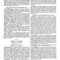 1223 - Page 515 - Mercr. méd. Sociétés savantes. Académie des sciences. Séance du 29 septembre 1890. Sur l'absorption de l'oxyde de carbone par la terre. / Sur un nouveau type de dermatomycose. / Société de chirurgie. Séance du 8 octobre 1890. Fistules recto-vaginales. / Dangers de la cautérisation intra-utérine