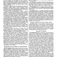 1227 - Page 519 - Mercr. méd. Sociétés savantes. Dixième congrès international des sciences médicales. Tenu à Berlin du 4 au 10 août 1890. Gynécologie. Traitement de l'avortement. / Remarques sur la méthode de Thure-Brandt. / Fixation vaginale du col de l'utérus dévié. / Sarcome de l'utérus