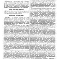 1234 - Page 526 - Mercr. méd. Sociétés savantes. Société de chirurgie. Séance du 15 octobre 1890. Curettage et chlorure de zinc. / Sonde molle dans la plèvre. / Appendicite et pérityphlite