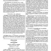 1237 - Page 529 - Mercr. méd. Sociétés savantes. Société de biologie. Séance du 18 octobre 1890. Bacilles tétaniques dans le tube digestif. / Développement du fourreau de la verge. / Tuberculose des gallinacés. / Étranger. Angleterre. Société clinique de Londres. Séance du 10 octobre 1890. Arthrotomie de la hanche. / Ostéo-sarcome de la clavicule. Résection. / Ulcération de la trachée par un ganglion tuberculeux. / Luxation de la hanche. Névralgie sciatique