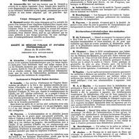 1247 - Page 539 - Mercr. méd. Sociétés savantes. Société anatomique de Paris. Séance du 24 octobre 1890. Brûlure des voies aériennes. / Sac herniaire déshabité. / Corps étrangers du genou. / Société de médecine publique et d'hygiène professionnelle. Séance du 22 octobre 1890. Eaux de Paris. / Isolement à l'hôpital Saint-Antoine. / Déclaration et désinfection des maladies transmissibles