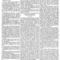 1255 - Page C - Mercr. méd. Suppl. Thérap. Hôpital Saint-Antoine. Antécédents héréditaires. / Antécédents particuliers. / Feuilleton