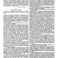 1262 - Page 548 - Mercr. méd. Clinique médicale. L'étiologie et le traitement des pleurésies. Au congrès italien de médecine interne. [Georges Thibierge]. / Tuberculose buccale