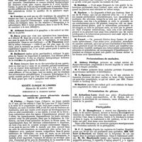 1272 - Page 558 - Mercr. méd. Étranger. Angleterre. Société médicale de Londres. Séance du 27 octobre 1890. Résection du ganglion de Gasser. / Société clinique de Londres. Séance du 24 octobre 1890. Péritonite tuberculeuse avec pleurésie double suivie de guérison. / Présentations de malades. / Présentation de pièces. / Pérityphlite