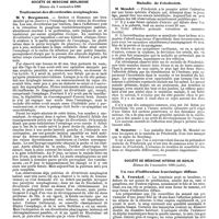 1298 - Page 584 - Mercr. méd. Étranger. Allemagne. Société de médecine berlinoise. Séance du 5 novembre 1890. Traitement des diverticules oesophagiens. / Transplantation de lipome. / Maladie de Friedreich. / Société de médecine interne de Berlin. Séance du 3 novembre 1890 (suite)
