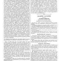 1315 - Page 601 - Mercr. méd. Thérapeutique chirurgicale. L'arthrectomie et la résection du genou. / Sociétés savantes. Académie de médecine. Séance du 2 décembre 1890. Déclaration de vacances. / Rapports d'élections. / Entéro-anastomose pour anus contre nature