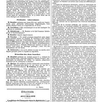 1335 - Page 621 - Mercr. méd. Sociétés savantes. Société de chirurgie. Séance du 2 décembre 1890. Traitement des salpingites. / Péritonite tuberculeuse. / Résection des deux hanches. [A. Broca]. / Étranger. Allemagne. Conditions de l'immunité dans la diphthérie, par M. C. Fraenkel