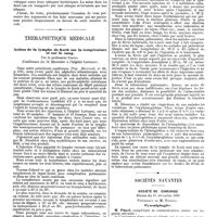 1343 - Page 625 - Mercr. méd. Clinique des maladies nerveuses. Hospice de la Salpêtrière. Du vigilambulisme hystérique (Dédoublement hystérique de la personnalité). Leçon du 2 décembre 1890 recueillie par Paul Blocq, ... / Thérapeutique médicale. Action de la lymphe de Koch sur la température et sur le sang, par le professeur Cornil. (Conférence du 14 décembre à l'hôpital Laënnec). / Sociétés savantes. Société de chirurgie. Séance du 10 décembre 1890. Pyosalpingite