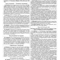 1344 - Page 626 - Mercr. méd. Sociétés savantes. Société de chirurgie. Séance du 10 décembre 1890. Pyosalpingite. / Kyste dermoïde. - Occlusion intestinale. / Désarticulation de l'épaule. / Cathétérisme rétrograde. / Présentation de malades. [A. Broca]. / Société médicale des hôpitaux. Séance du 5 décembre 1890 (fin). / Séance du 12 décembre 1890. Paralysie des deux nerfs moteurs oculaires communs d'origine hystéro-traumatique