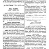 1345 - Page 627 - Mercr. méd. Sociétés savantes. Société médicale des hôpitaux. Séance du 12 décembre 1890. Paralysie des deux nerfs moteurs oculaires communs d'origine hystéro-traumatique. / Ordre du jour de la séance du 19 décembre. / Société anatomique. Séance du 5 décembre 1890. Ostéomyélite de l'os iliaque. / Phlegmon diffus sus-hyoïdien. / Foie et éclampsie puerpérale. / Cure radicale d'hydrocèle. / Séance du 12 décembre 1890. Calcul vésical chez une femme. / Abcès du foie. / Hernie diaphragmatique congénitale