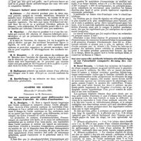 1347 - Page 629 - Mercr. méd. Sociétés savantes. Société française de dermatologie et de syphiligraphie. Séance du 11 décembre 1890. Sclérodermie en bandes améliorée par l'électrolyse. / Chancre induré sans accidents secondaires. / Académie des sciences. Séance du 1er décembre 1890. Sur un nouveau procédé pour différencier les taches d'arsenic de celles d'antimoine. / Sur une nouvelle méthode hémato-alcalimétrique et sur l'alcalinité comparée du sang des vertébrés