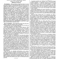 1353 - Page 635 - Mercr. méd. Étranger. Le traitement de Koch à l'étranger. Société des médecins de la charité de Berlin. 4 décembre 1890. Méthode de Koch. / Société d'hygiène publique de Berlin. Séance du 8 décembre 1890. Méthode de Koch. / Mort par le remède de Koch. Autopsie. / La méthode de Koch en Angleterre