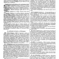 1360 - Page 642 - Mercr. méd. Thérapeutique médicale. Le traitement de Koch. Indications de la méthode de Koch, par M. le professeur Cornil. / Complications articulaires chez un lupique traité par la lymphe de Koch. / La méthode de Koch en Allemagne