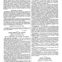 1365 - Page 647 - Mercr. méd. Sociétés savantes. Société de chirurgie. Séance du 17 décembre 1890. Suture de l'olécrâne. / Résection du genou. Elections du bureau pour 1891. [A. Broca]. / Société médicale des hôpitaux. Séance du 19 décembre 1890. De la tachycardie paroxystique essentielle. / Société anatomique. Séance du 19 décembre 1890. Fracture itérative de la rotule après suture