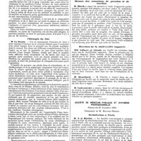 1373 - Page 655 - Mercr. méd. Sociétés savantes. Académie de médecine. Séance du 30 décembre 1890. Rétrécissements de la valvule iléo-caecale. / Chirurgie du foie. / Société de biologie. Séance du 27 décembre 1890. Mesure des sensations de pression et de traction. / Microbes de la cholécystite suppurée. / Société de médecine publique et d'hygiène professionnelle. Séance du 22 décembre 1890. Désinfection à Paris