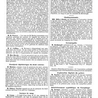 1378 - Page 660 - Mercr. méd. Étranger. Angleterre. Société ophthalmologique du Royaume-Uni. Séance du 11 décembre 1890. Développement de la cataracte. / Paralysie diphthérique du droit externe. / Larmes de sang. / Cholécystotomie. / Acromégalie. / Exploration digitale du pylore. / Rétrécissement syphilitique de l'oesophage