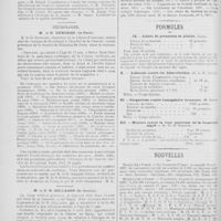 0080 - Page 78 - Varia. Thèses de la Faculté de médecine de Paris / Nécrologie. M. le Dr Duroziez (de Paris) / M. le Dr H. Colladon (de Genève) / Formules. IX. - Iodure de potassium en pilules [Lang] / X. - Liniment contre les hémorrhoïdes [M. L. H. Adler] / XI. - Gargarisme contre l'amygdalite lacunaire [M. Levy] / XII. - Mixture contre la toux quinteuse de la bronchite aiguë [M. W. H. Thomson] / Nouvelles. Natalité à Paris / Mortalité à Paris