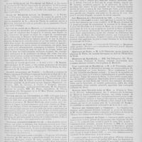 0097 - Page 95 - Nouvelles. Ecole de médecine de Grenoble / Ecole de médecine d'Alger / Ecole supérieure de pharmacie de Nancy / Ecole de médecine navale de Bordeaux / Service de santé de la marine / Service de santé militaire / Société zoologique de France / Service médical de l'exposition de 1900 / Troubles universitaires en Grèce / Troubles universitaires à Alger / Troubles universitaires à Rome / Les médecins de nuit à Paris / Les médecins et l'exposition de 1900 / Hôpitaux de Paris / Hôpitaux de Blois / Hôpitaux de Marseille / Etat sanitaire de Marseille / Hôpital pour enfants dans le Midi / Hôpital des tuberculeux à Ormesson / Assistance publique de Paris